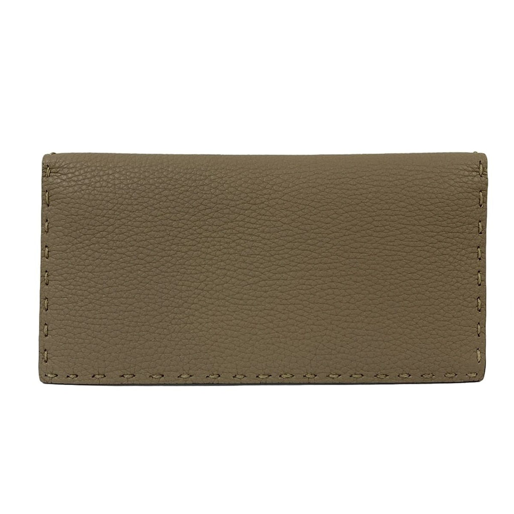 Fendi Wallet Selleria Gray Leather — view 2
