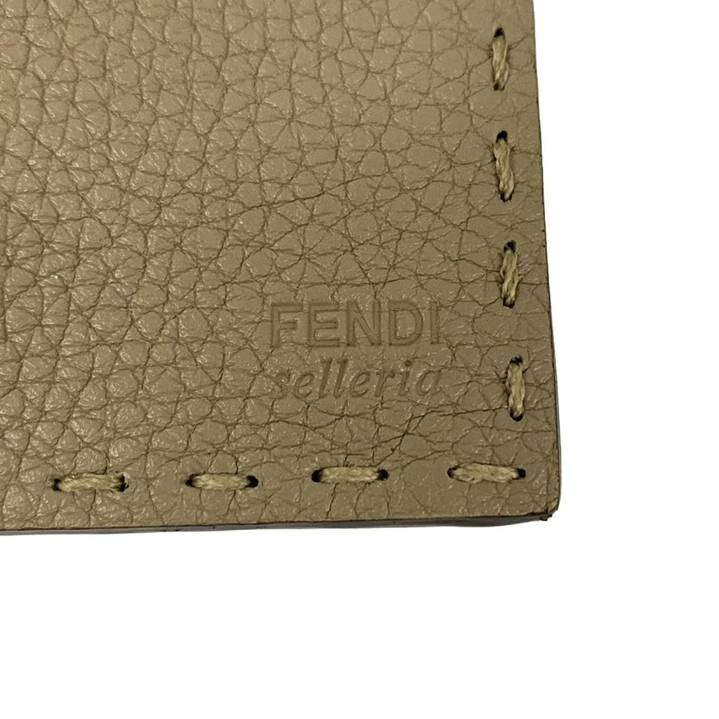 Fendi Wallet Selleria Gray Leather — view 6
