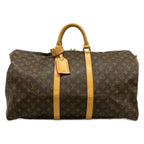 Louis Vuitton Boston Bag Monogram Keepall Bandouliere 55