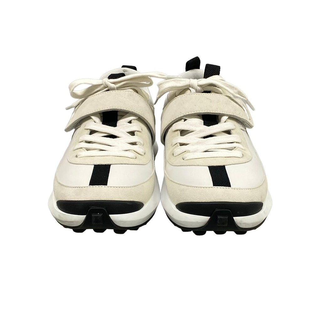 Hermes Sneakers 38 Loop White Ivory Black Velcro — view 5