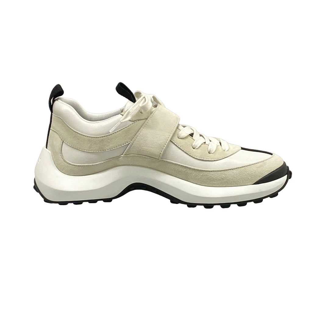 Hermes Sneakers 38 Loop White Ivory Black Velcro — view 2