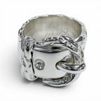 Hermes Vintage Diane 925 Ring Silver