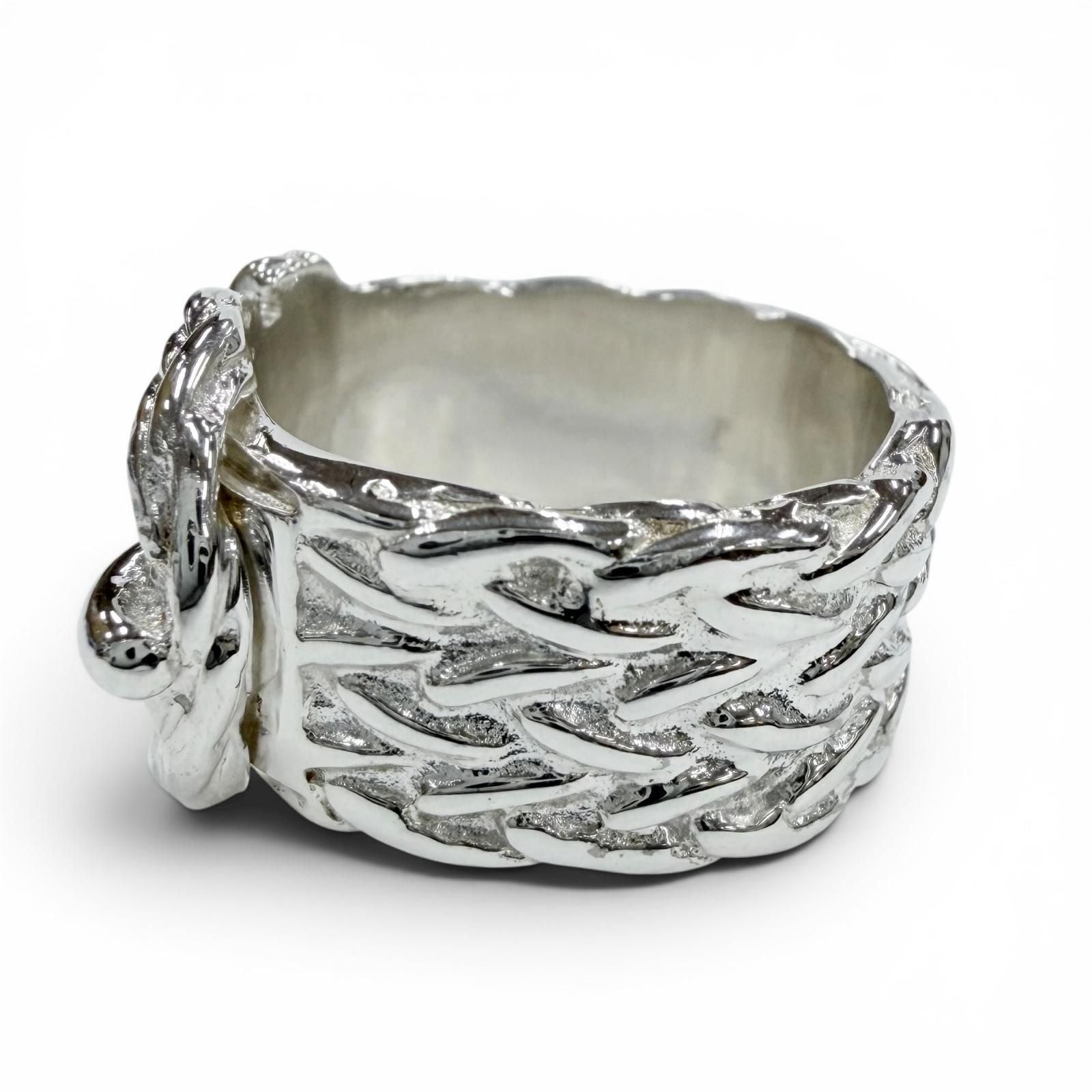 Hermes Vintage Diane 925 Ring Silver — view 2