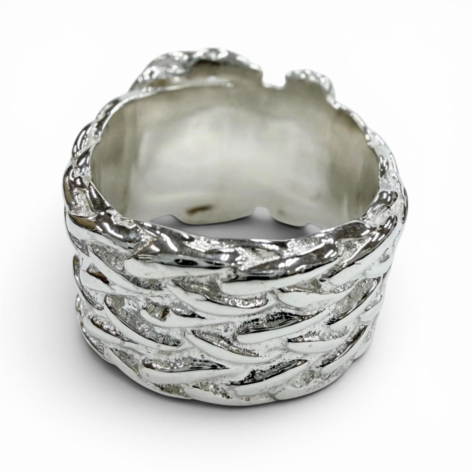 Hermes Vintage Diane 925 Ring Silver — view 3