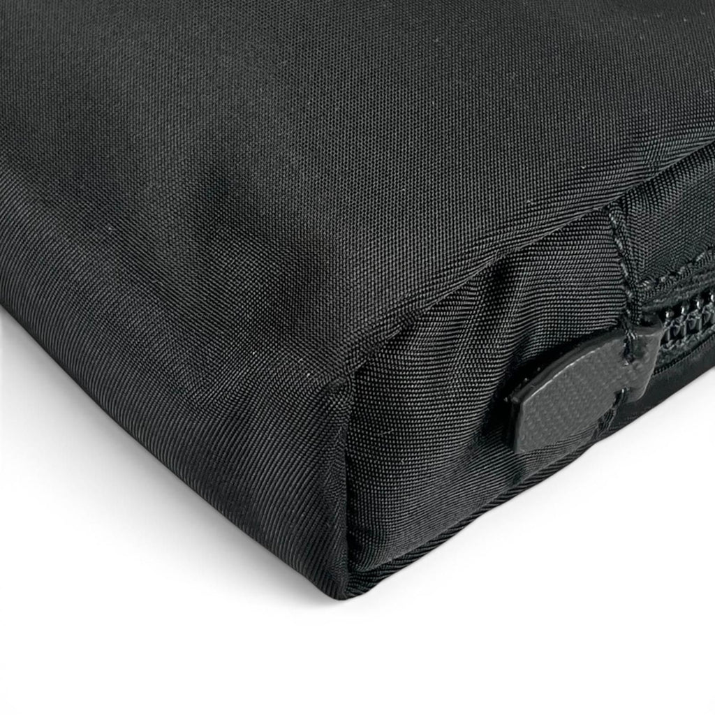 Prada Re-Nylon Triangle Logo Cosmetic Pouch Nylon Black — view 6