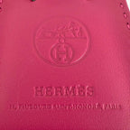 Hermes Sac Orange Agneau Milo Bag Charm Rose Mexico — view 6