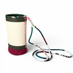 Hermes Petit Ash Taurillon Leather Water Bottle Holder Multicolor