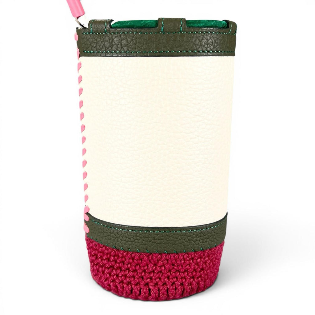 Hermes Petit Ash Taurillon Leather Water Bottle Holder Multicolor — view 4