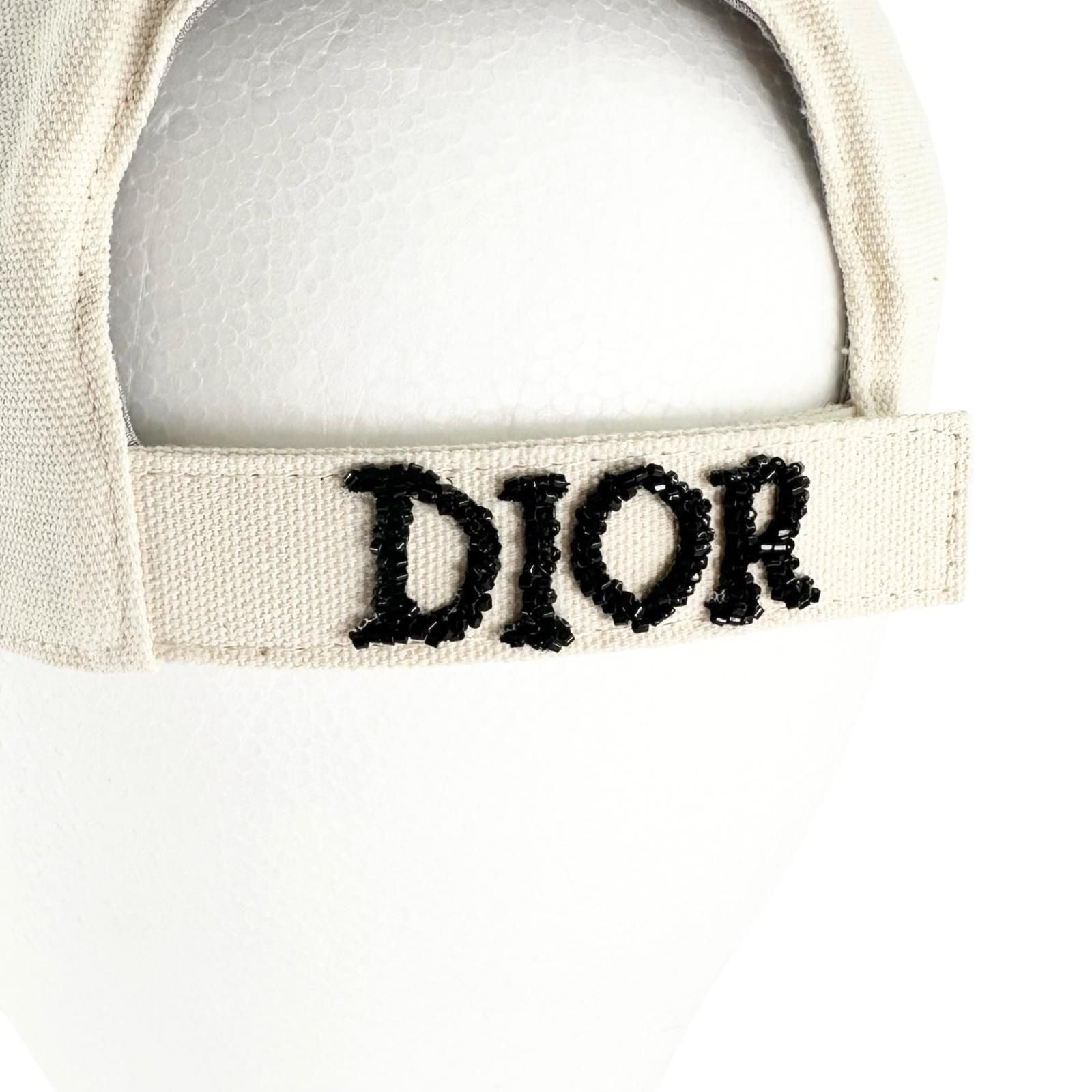 Dior Denim Tears Embroidery Canvas Hat Cap Ivory — view 8