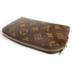 Louis Vuitton Pochette Cosmetic PM Monogram Canvas Brown Gold Shoulder — view 6