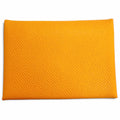Hermes Calvi Duo Veau Epsom Orange Silver Series Compact Wallet Coin Case Large