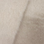 Loewe Mohair Wool Anag Lambskin Patch with Fringe Scarf Ivory — view 5