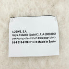 Loewe Mohair Wool Anag Lambskin Patch with Fringe Scarf Ivory — view 8