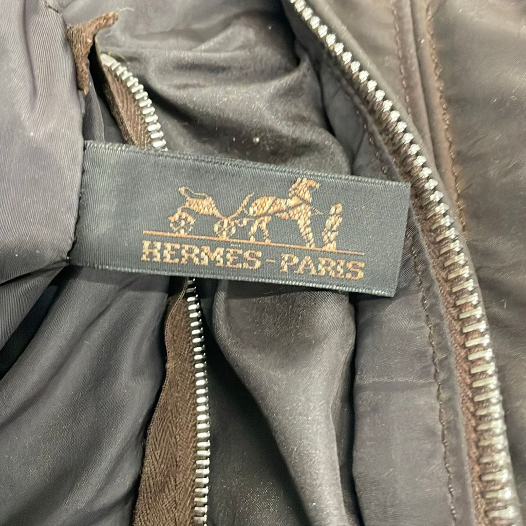 Hermes Shoulder Bag Acapulcobasas Brown Leather — view 7