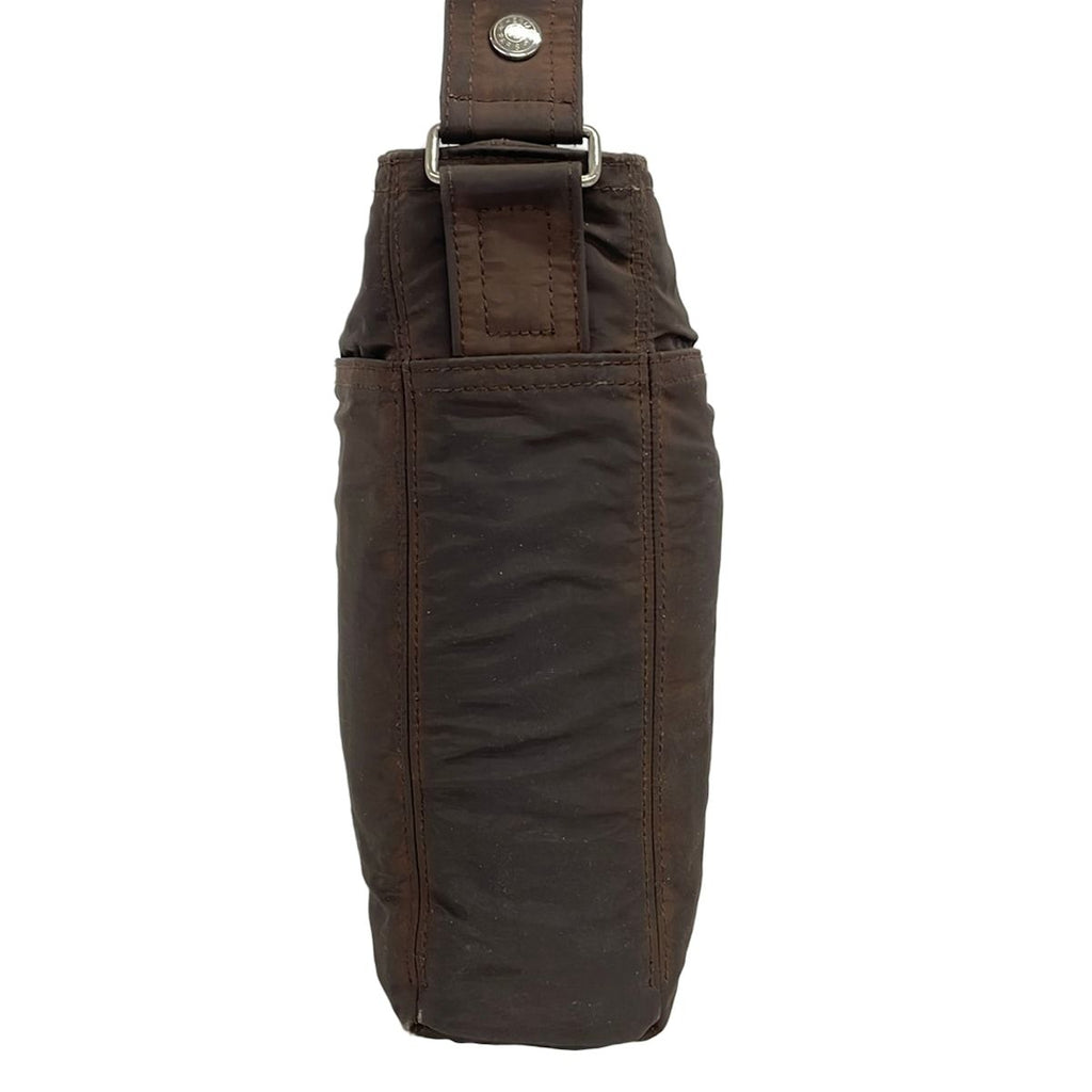 Hermes Shoulder Bag Acapulcobasas Brown Leather — view 4