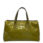 Louis Vuitton Tote Monogram Vernis Wilshire PM Greer Deco Leather