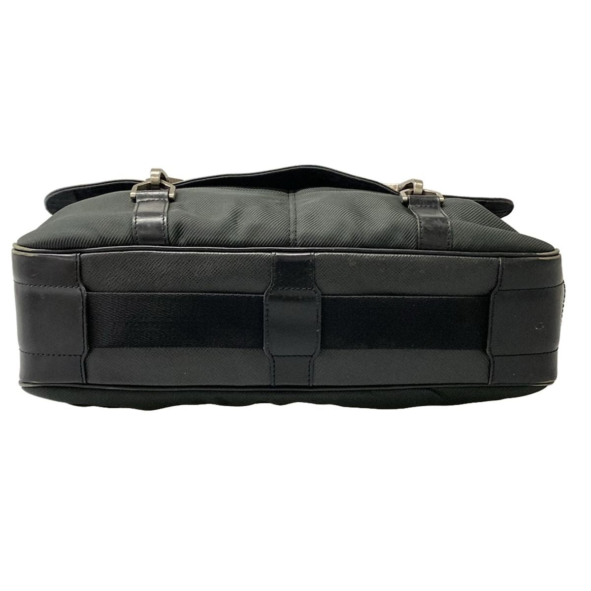 Louis Vuitton Shoulder Bag Taiga Delsu Ardoise Leather — view 5