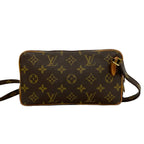 Louis Vuitton Vintage Malso Bandouliere Monogram Leather Shoulder Bag Brown — view 3