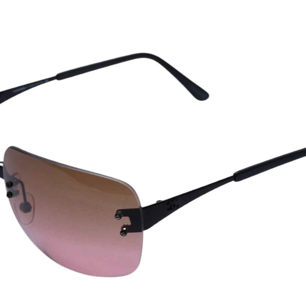 Chanel Rimless Sunglasses Eyewear CC Logo Gradient — view 3