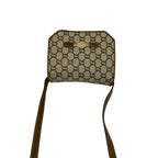 Gucci With Plus Logo All Over Pattern Leather Mini Shoulder Bag Pochette Brown — view 4