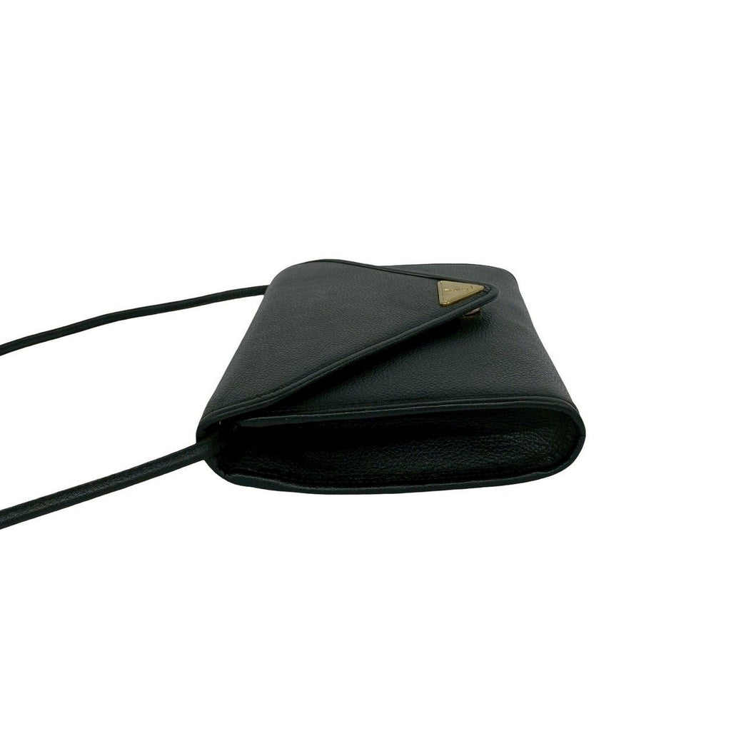 Saint Laurent YSL Logo Leather Shoulder Bag Pochette Crossbody Black — view 5