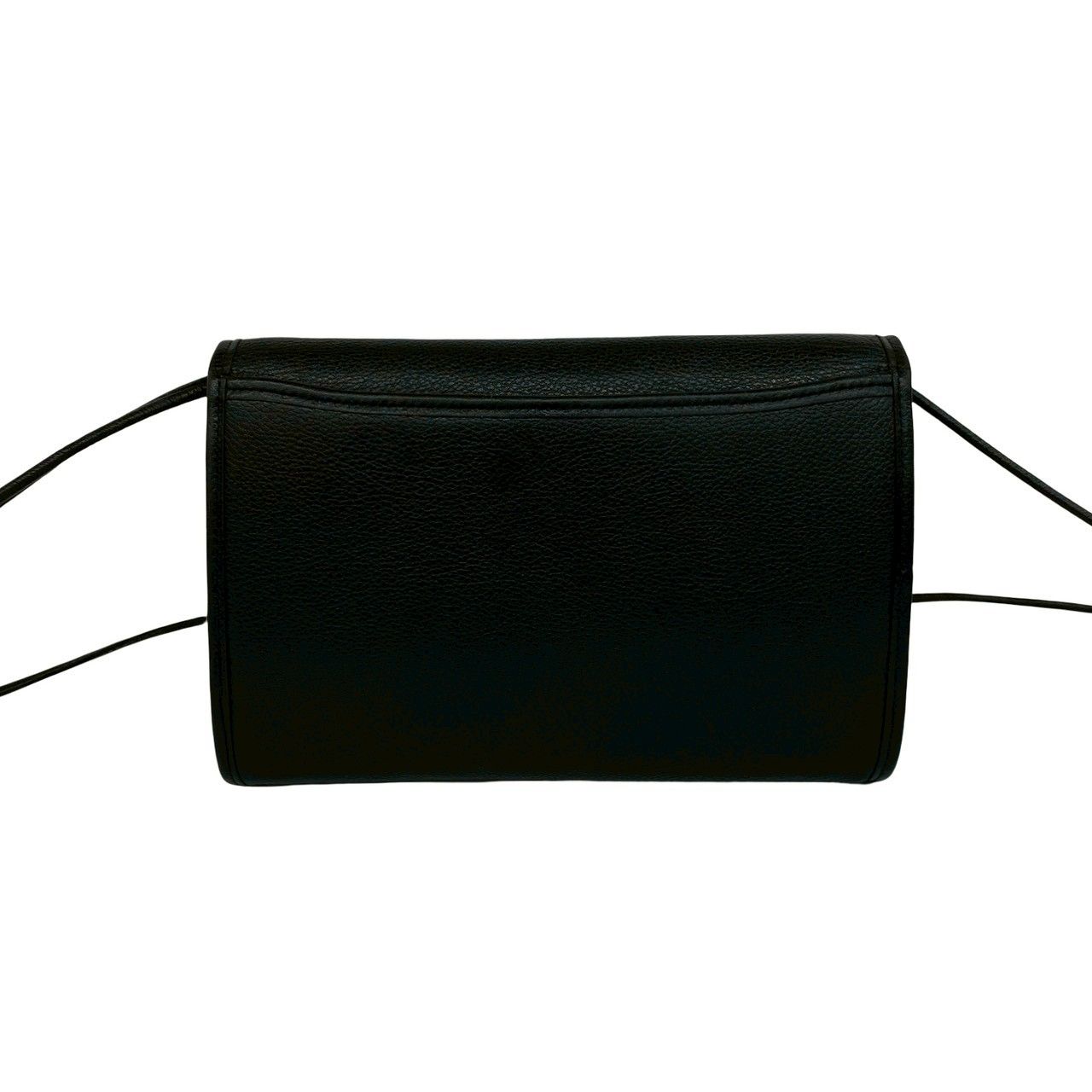Saint Laurent YSL Logo Leather Shoulder Bag Pochette Crossbody Black — view 3