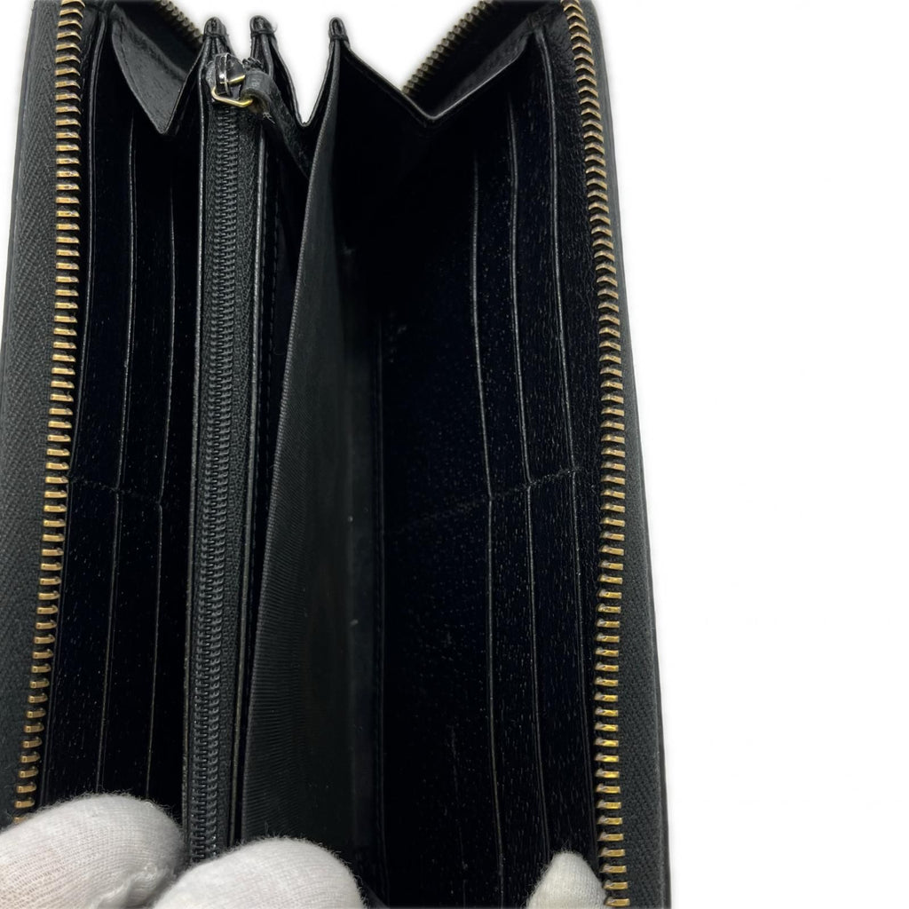 Gucci Zip Around Wallet Black — view 5