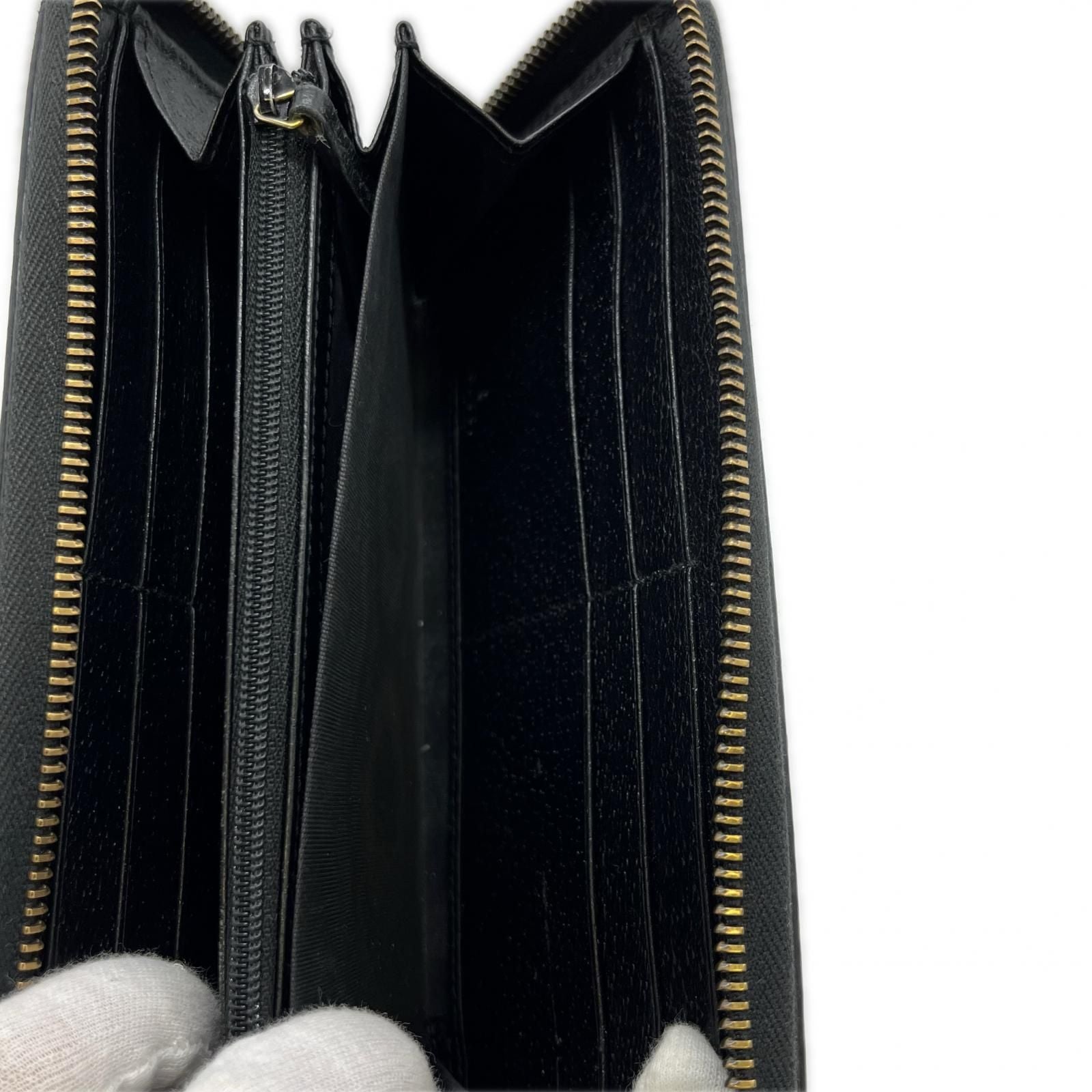 Gucci Zip Around Wallet Black — view 5
