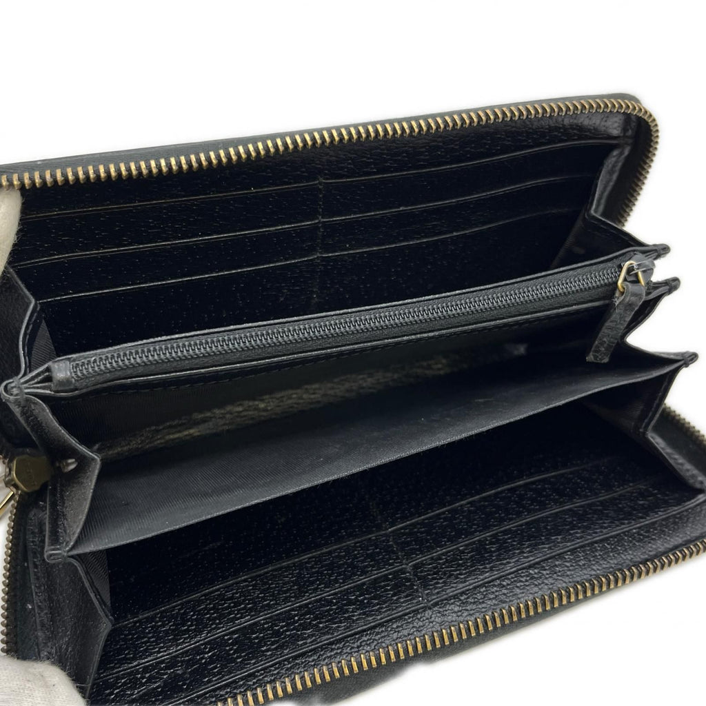 Gucci Zip Around Wallet Black — view 3