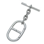Hermes Chaine D'ancre Key Ring Metal Silver — view 2