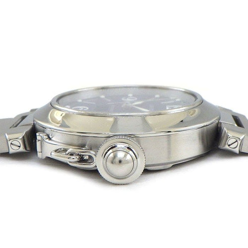 Cartier Watch Pasha C Big Date Blue Dial Luminous Hand Index SS Automatic — view 2