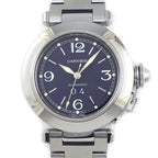 Cartier Watch Pasha C Big Date Blue Dial Luminous Hand Index SS Automatic