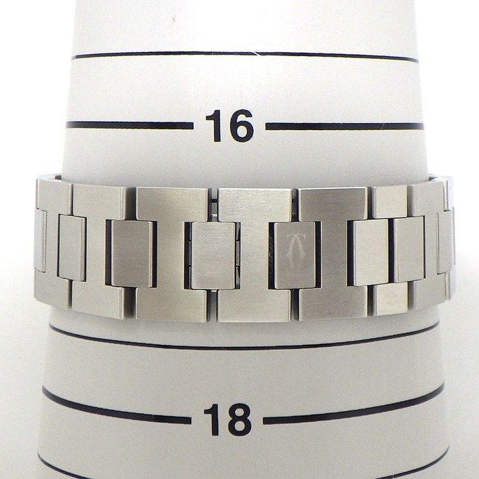 Cartier Watch Pasha C Big Date Blue Dial Luminous Hand Index SS Automatic — view 9