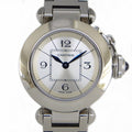 Cartier Watch Miss Pasha Silver Dial SS Quartz Analog