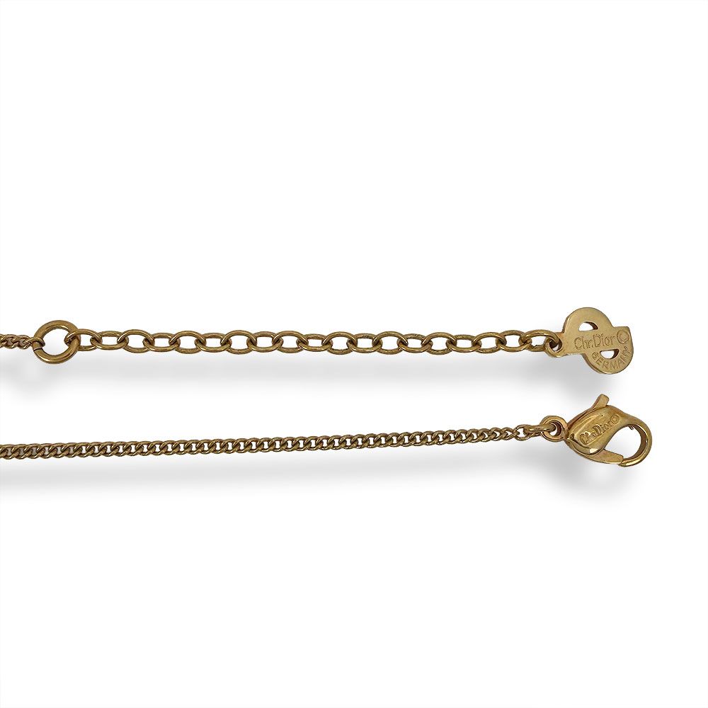 Dior Faux Pearl Necklace — view 4