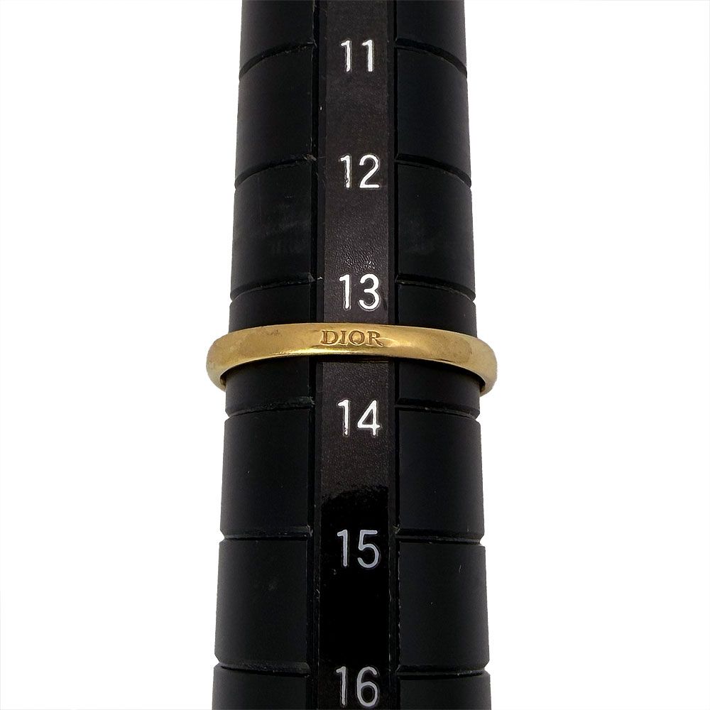 Dior Rhinestone CD Logo Ring — view 8
