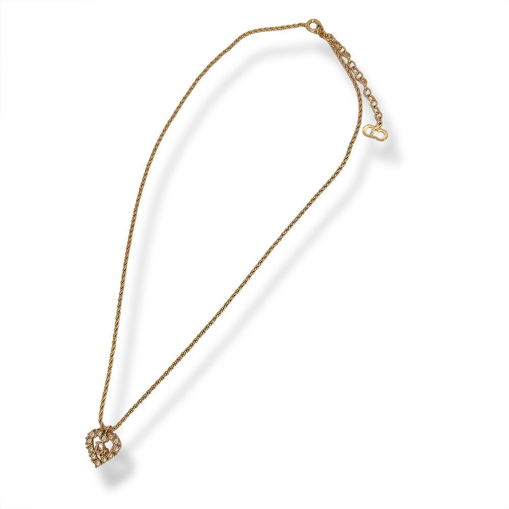 Dior Stone Necklace Gold — view 6