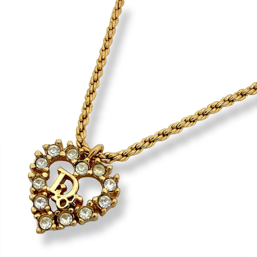 Dior Stone Necklace Gold