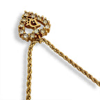 Dior Stone Necklace Gold — view 2