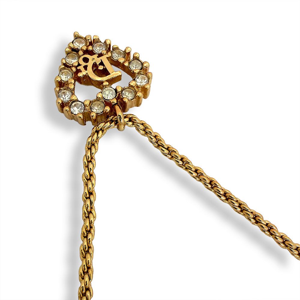 Dior Stone Necklace Gold — view 2