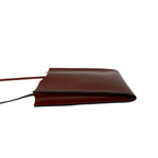 Hermes Box Omenito Leather Mini Shoulder Bag Pochette Crossbody Rouge — view 5