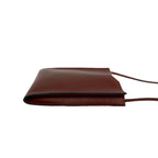 Hermes Box Omenito Leather Mini Shoulder Bag Pochette Crossbody Rouge — view 6