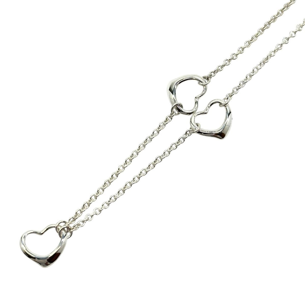 Tiffany & Co Elsa Peretti Open Heart 925 Sterling Silver Pendant — view 2
