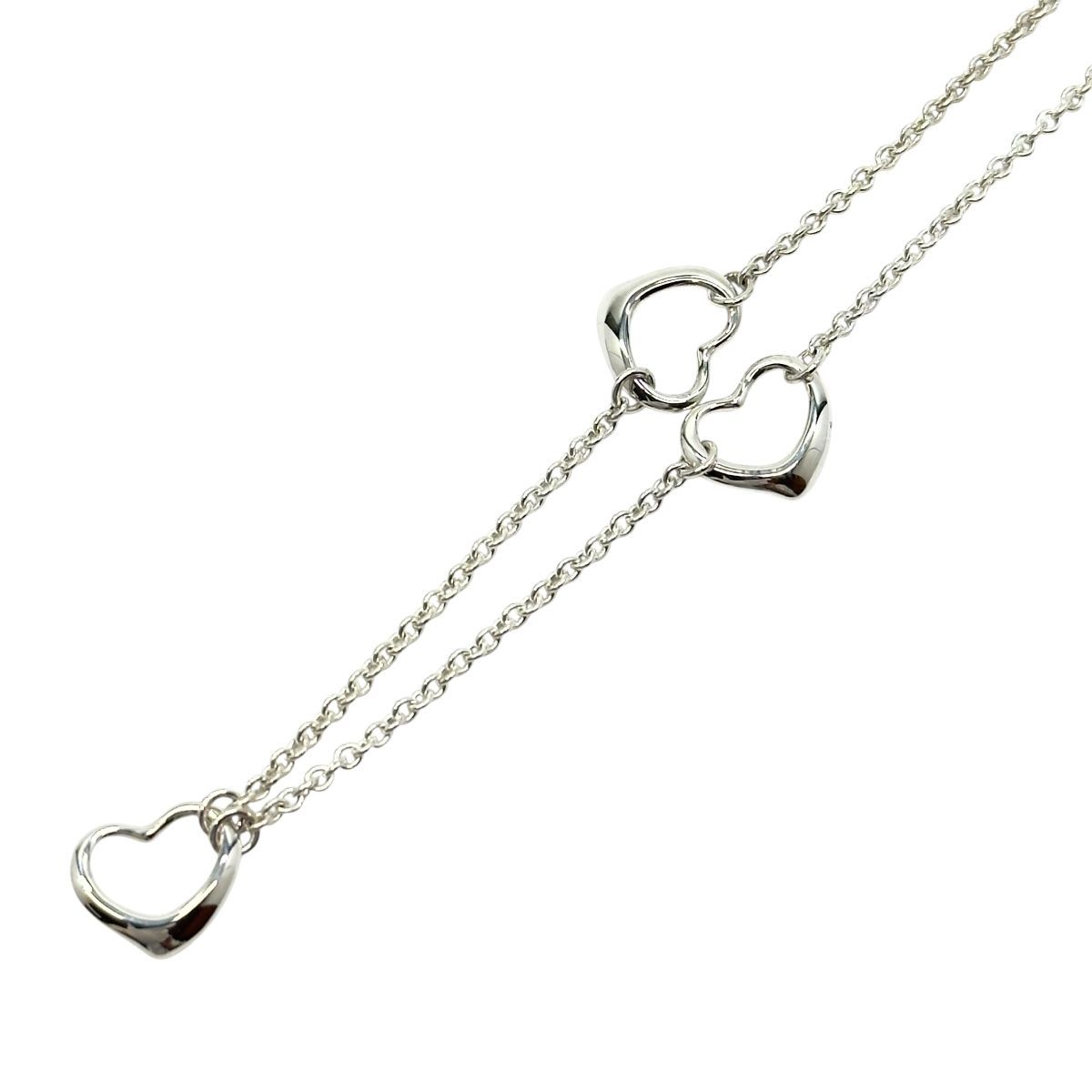 Tiffany & Co Elsa Peretti Open Heart 925 Sterling Silver Pendant — view 2