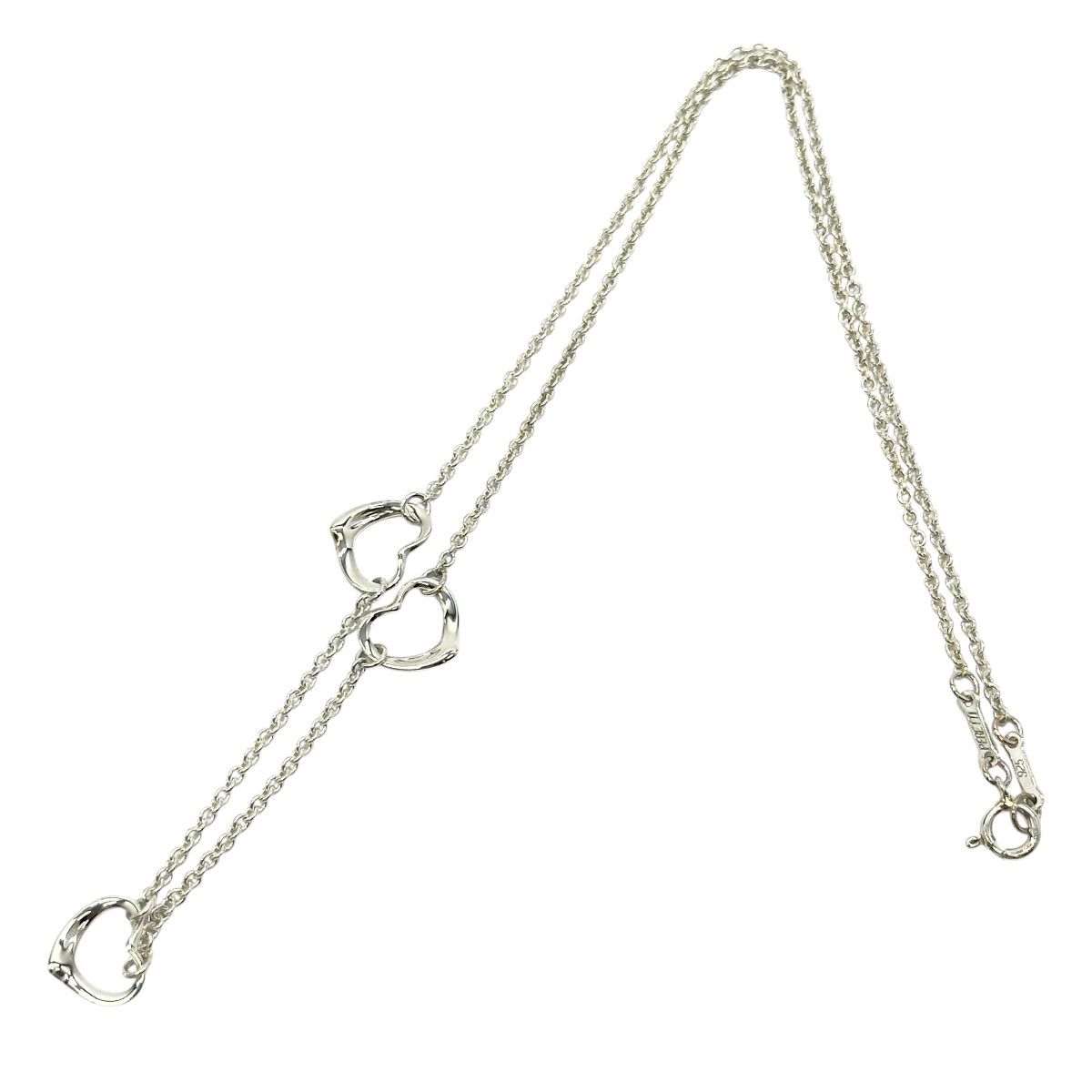 Tiffany & Co Elsa Peretti Open Heart 925 Sterling Silver Pendant — view 3