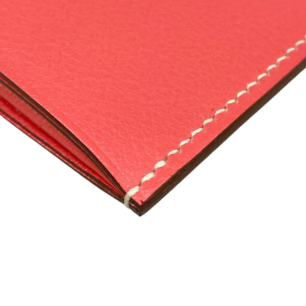 Hermes Card Case Series Rose Azalea — view 6