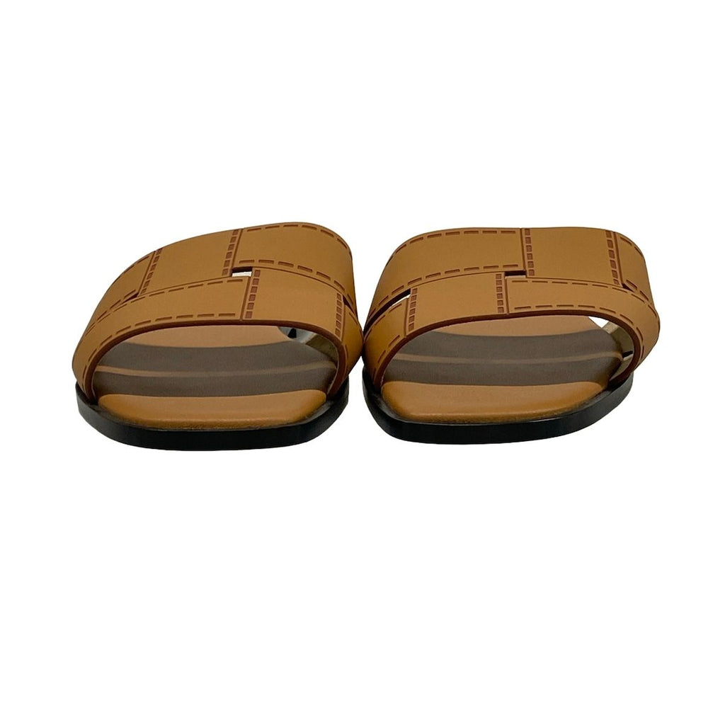 Hermes Sandals Idioma Brown — view 5