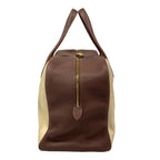 Hermes Handbag Victoria 43 Beige Dark Brown Gold — view 2