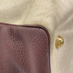 Hermes Handbag Victoria 43 Beige Dark Brown Gold — view 6
