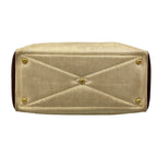 Hermes Handbag Victoria 43 Beige Dark Brown Gold — view 5
